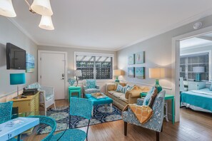 House, 1 Queen Bed (Bungalow) | Living area