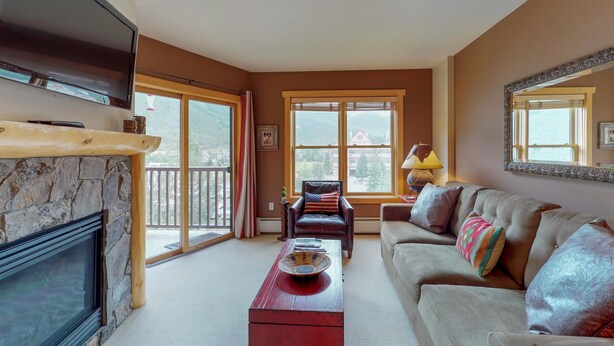 House, 1 Queen Bed with Sofa bed (One-Bedroom Apartment) | Living area - One-bedroom Apartment (Frisco)