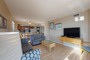 House, Multiple Beds (Three-Bedroom Apartment) | Living area - Three-bedroom Apartment (Murrells Inlet)
