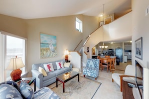 House, Multiple Beds (Two-Bedroom Apartment) | Living room