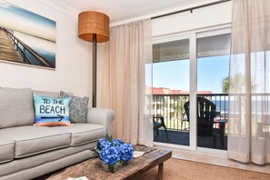 Hus - 2 queensize-senge (Two-Bedroom Apartment) | Opholdsområde
