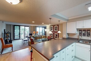 House, Multiple Beds (Two-Bedroom Apartment) | Living area