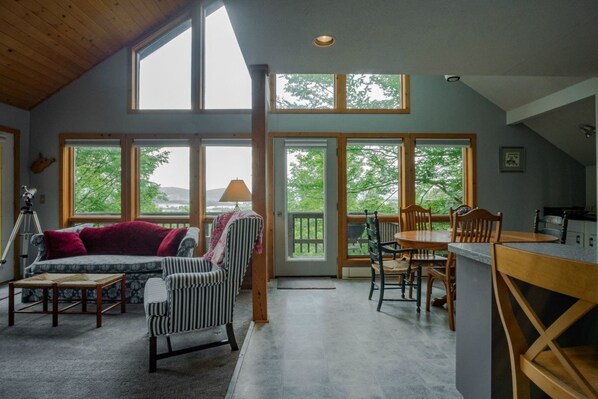 House | Living room | Flat-screen TV, fireplace, DVD player - Mountain Mama (Davis)