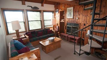 House | Ruang tamu | TV skrin rata, pendiangan, pemain DVD