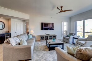 House, Multiple Beds (Three-Bedroom Apartment) | Living area - Two-bedroom Apartment (Hilton Head Island)