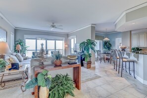 House, Multiple Beds (Three-Bedroom Apartment) | Living area