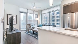Maison, plusieurs lits (Two-Bedroom Apartment) | Coin séjour