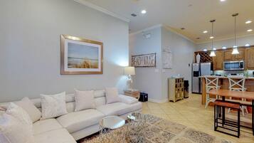 House, Multiple Beds (Two-Bedroom Apartment) | Living room