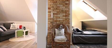 1 chambre, fer et planche à repasser, Wi-Fi gratuit