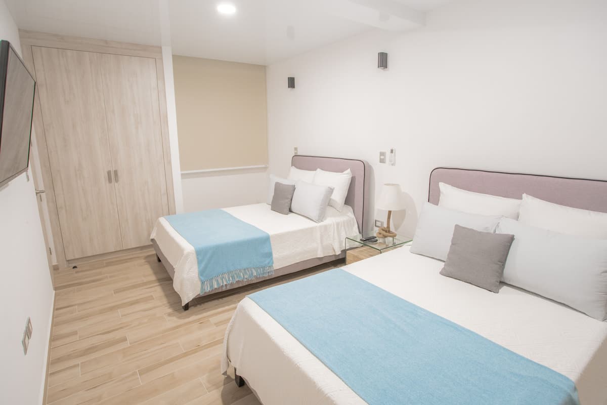 Apartamento superluxo, 2 quartos | Roupas de cama premium