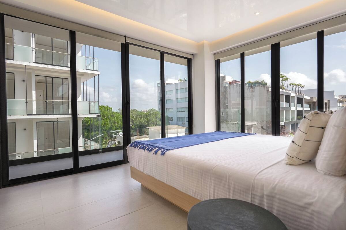 Family Apartment | Premium bedding, memory foam beds, in-room safe, blackout drapes