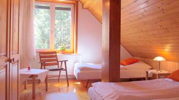 4 dormitorios y ropa de cama