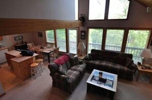 House | Living room | Flat-screen TV, fireplace, DVD player - Cardinal Haus (Davis)