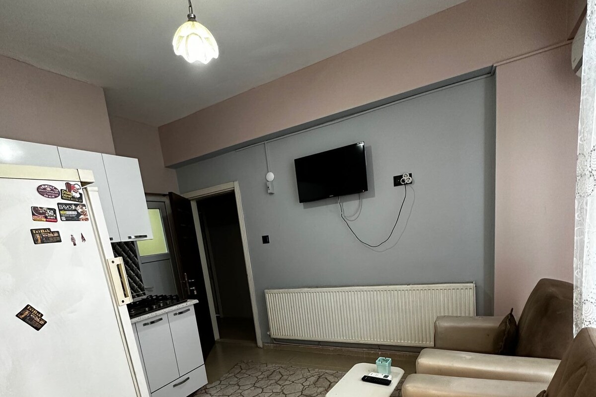 1 bedroom, desk, laptop workspace, iron/ironing board