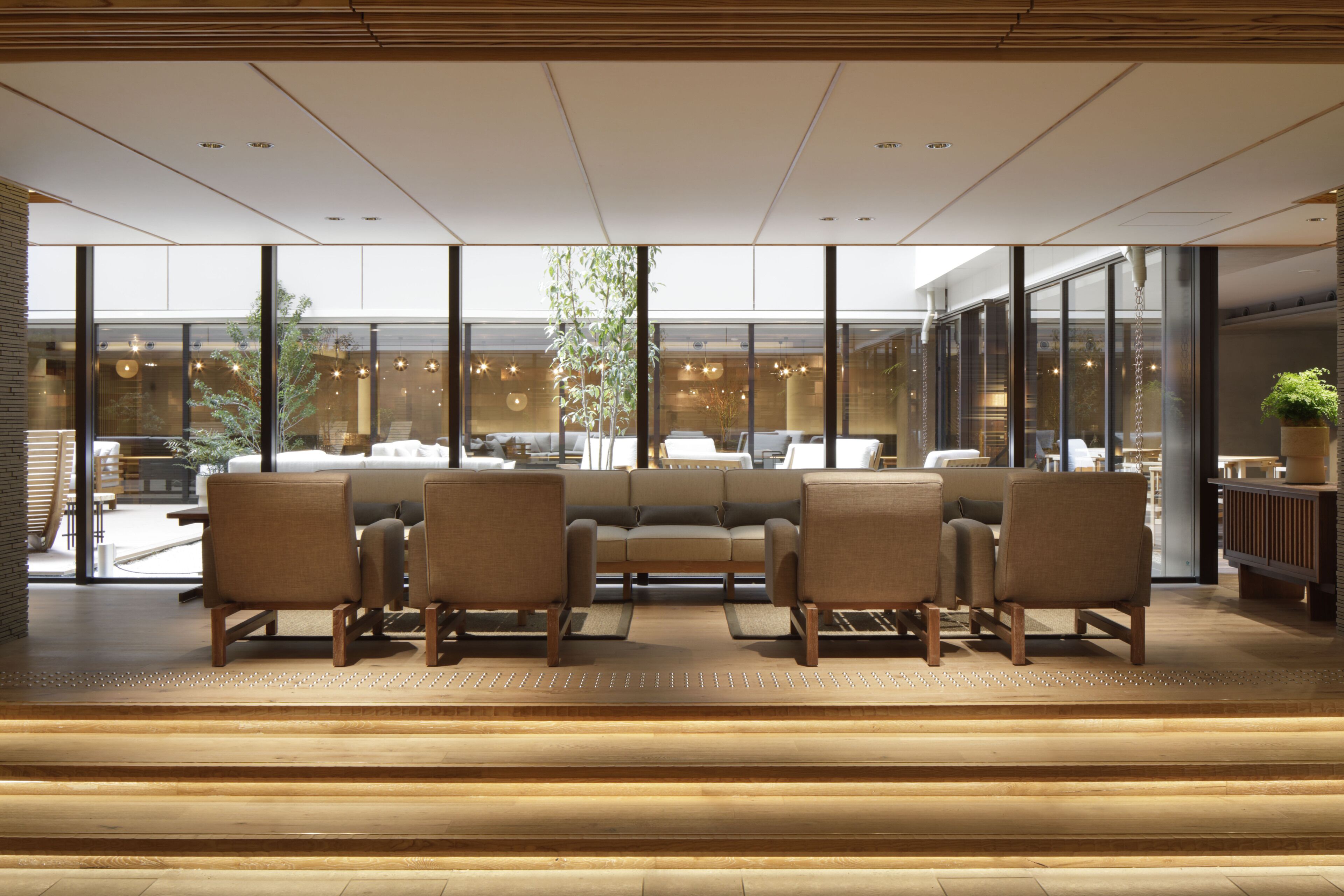 Sala de estar en el lobby