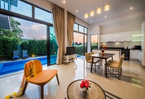 2-Bedroom Villa with Private Pool | In-room dining