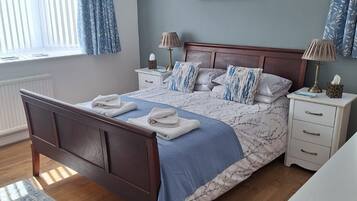 2 bedrooms, iron/ironing board, travel crib, WiFi