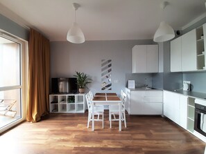 Exklusiv lägenhet | Vardagsrum | Smart-tv