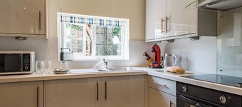 Charming barn conversion with enclosed private garden.