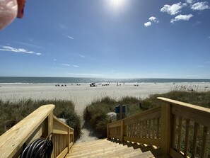 On the beach