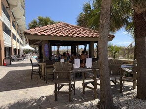 Outdoor dining - MVG 1516 Ocean View Penthouse (North Myrtle Beach)