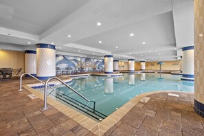 Indoor pool, a heated pool - MVG 1411 3 Bedroom 3 Bath Oceanfront (North Myrtle Beach)