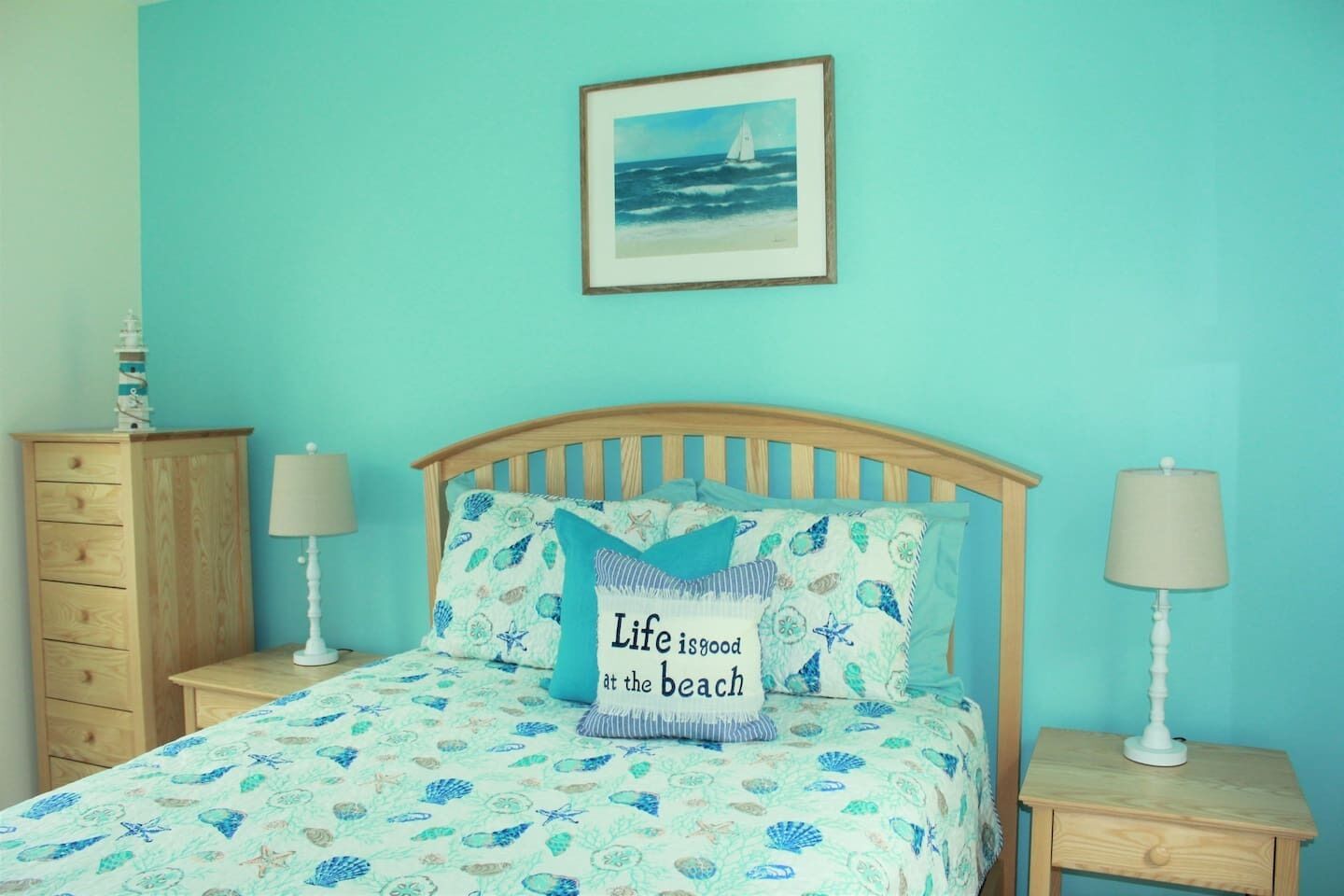 2 bedrooms, iron/ironing board, travel crib, WiFi