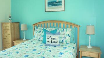 2 bedrooms, iron/ironing board, travel crib, WiFi