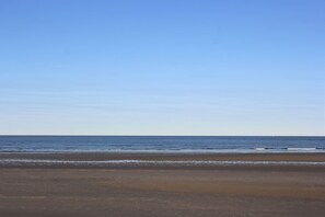 Vlak bij het strand