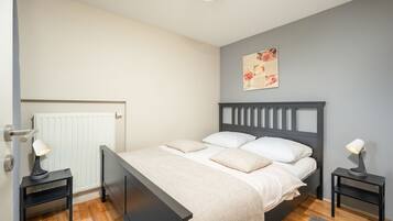 1 sovrum, skrivbord, gratis wi-fi och sängkläder