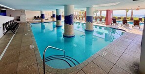 Indoor pool, outdoor pool