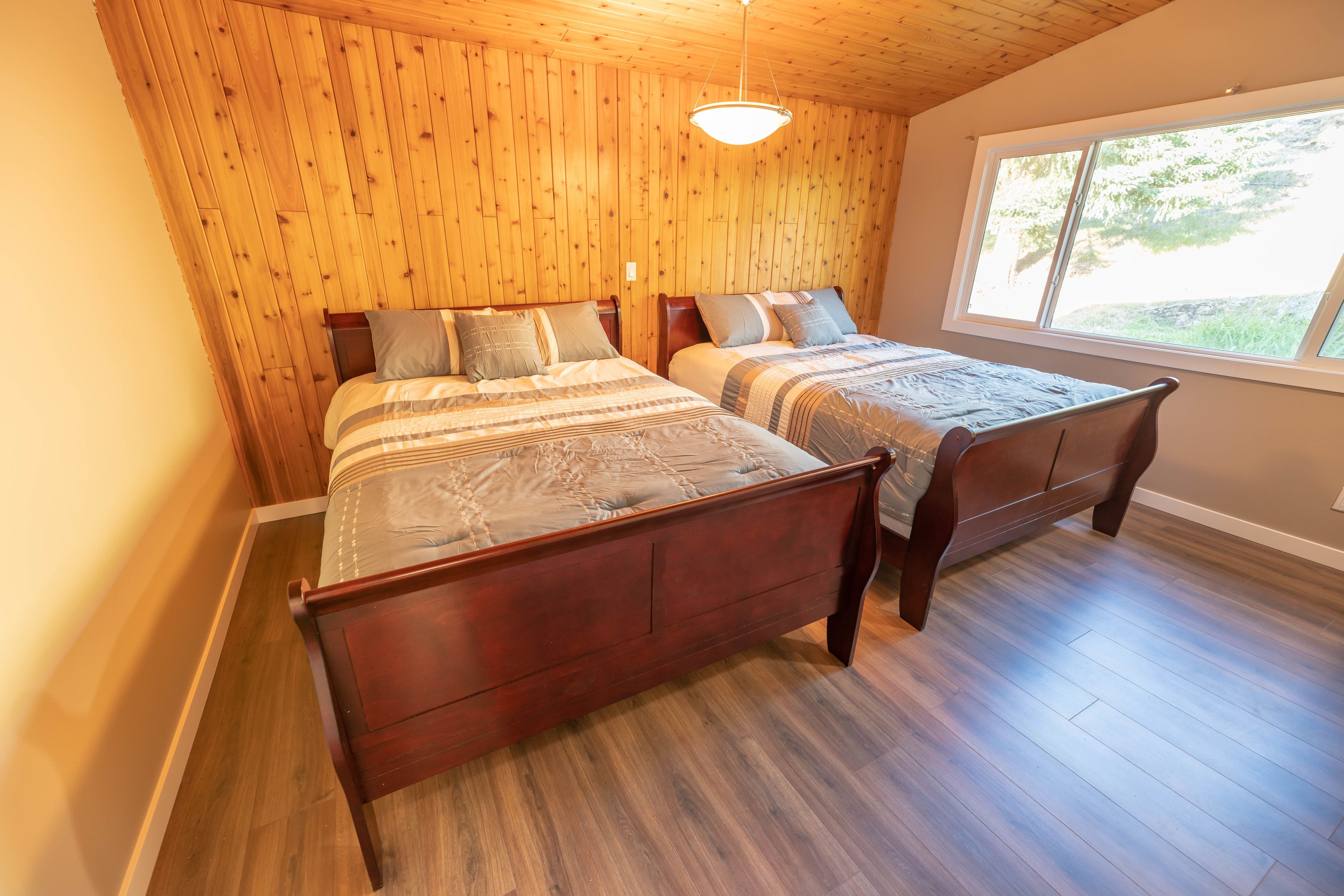 Family Quadruple Room, 2 Queen Beds, Mountain View | Hypo-allergenic bedding, individually furnished, iron/ironing board