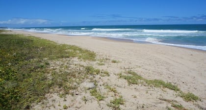 Casa de playa en Barra do Jacuípe, costa norte de Bahía