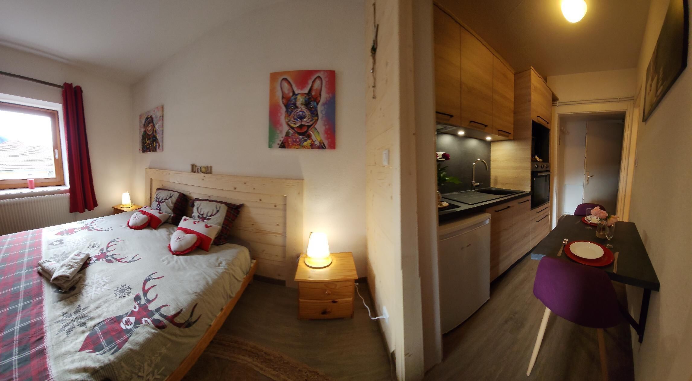 Iron/ironing board, travel crib, free WiFi, bed sheets