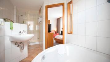 Free toiletries, hair dryer, towels, soap