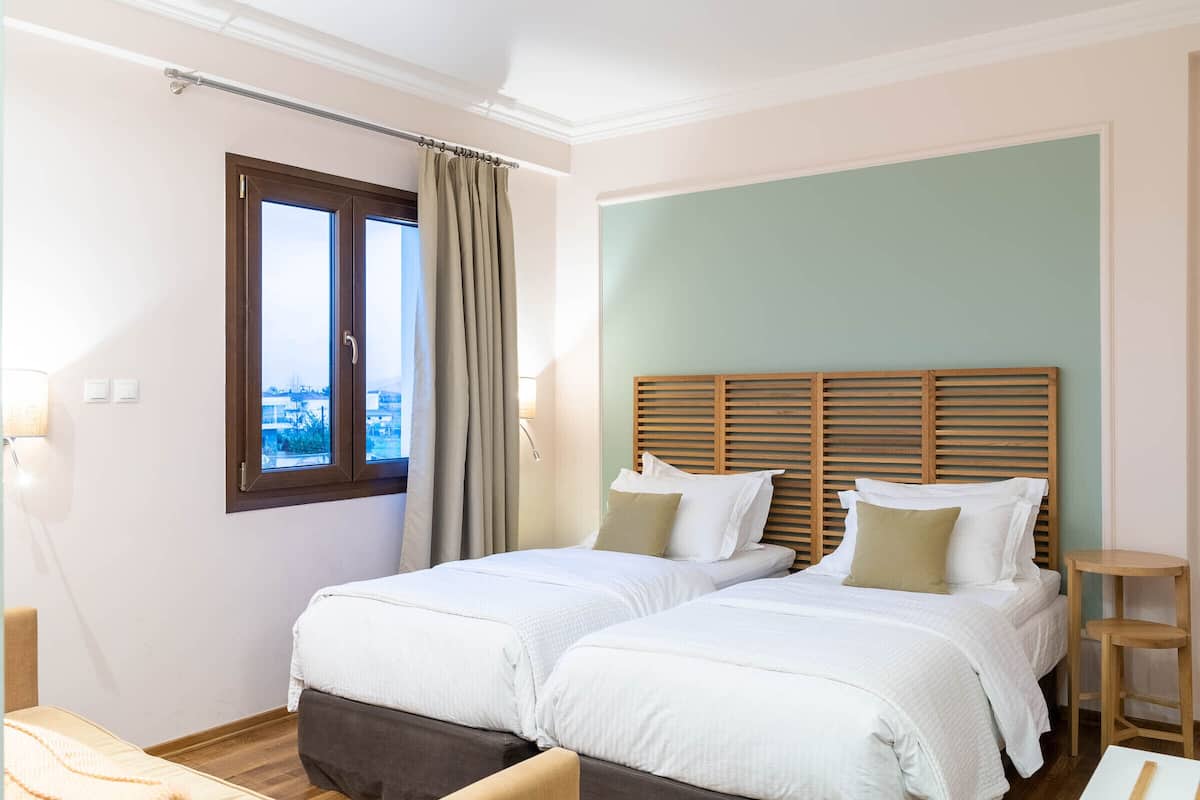 Phòng 2 giường đơn Tiêu chuẩn | 1 phòng ngủ, bộ đồ giường cao cấp, két bảo mật tại phòng, bàn