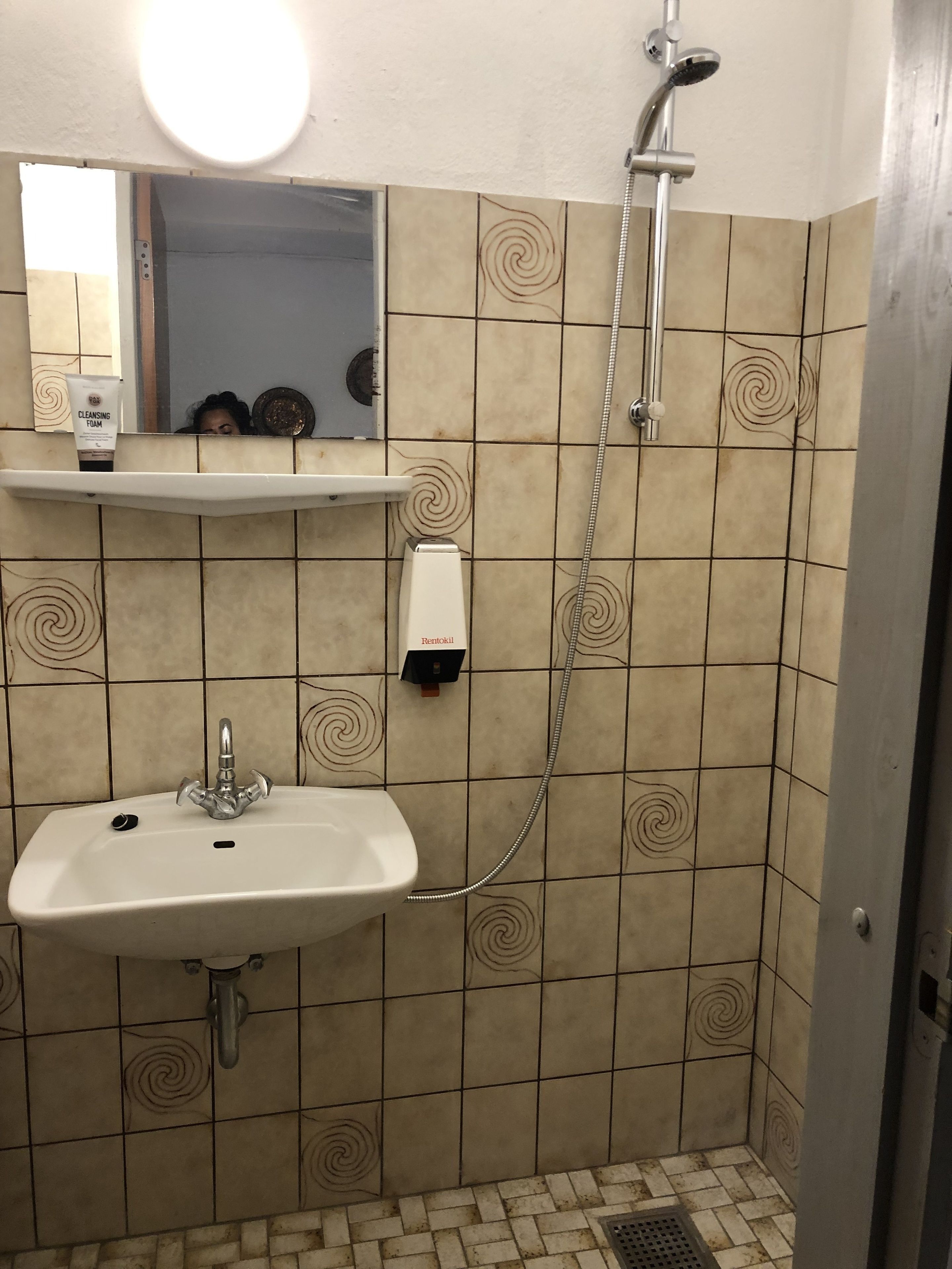 Bathroom | Shower, towels, soap, toilet paper