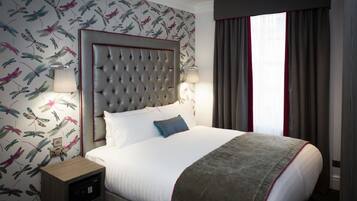 In-room safe, desk, blackout curtains, iron/ironing board (on request)