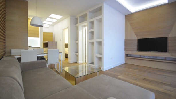 Standard Apartment, City View | Living area | Flat-screen TV - Montesa Apartments 2 (Budva)