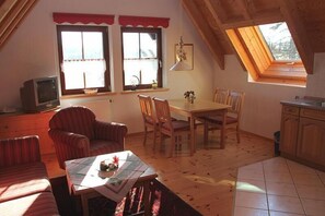 25-inch TV with satellite channels - Hotel Ferienanlage Zum Silberstollen (Altenberg)