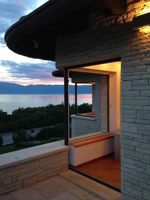 Terrace/patio - Villa Kamik with Sea view (Kostrena)