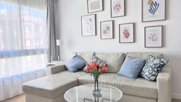 Comfort appartement, en-suite badkamer, uitzicht op stad (PALO 1) | Lounge