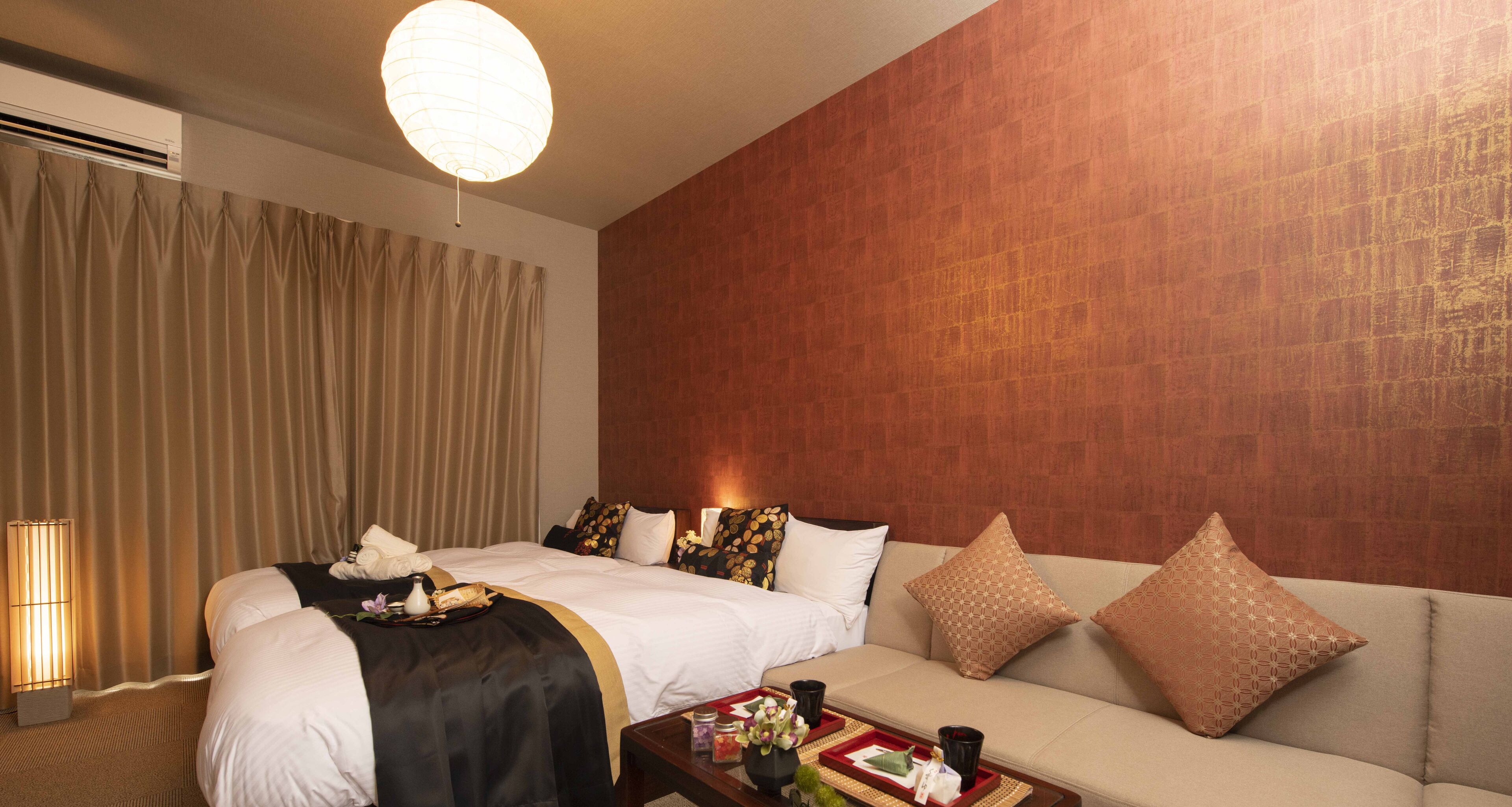 suite with terrace | in-room safe, desk, blackout curtains, free wifi