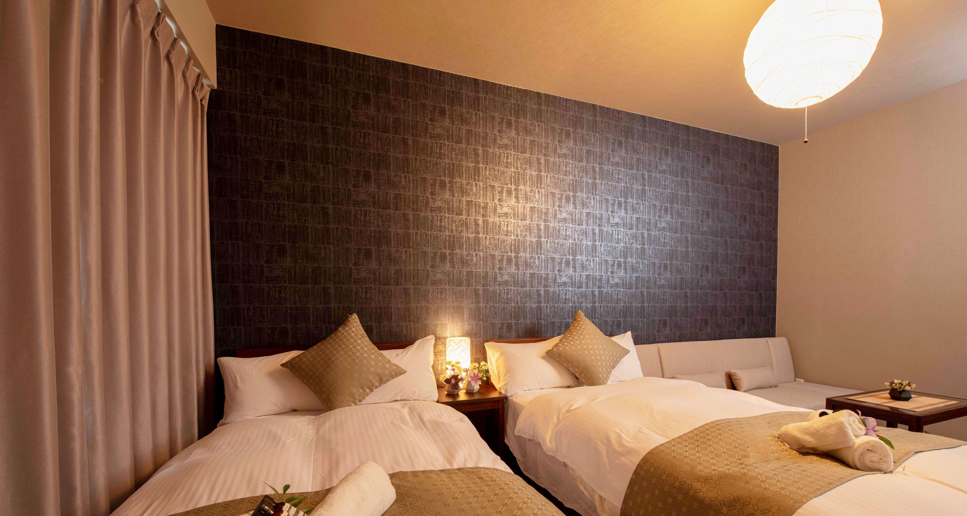 twin room | in-room safe, desk, blackout curtains, free wifi