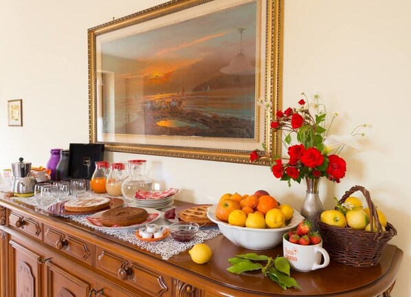 Petit déjeuner continental compris tous les jours