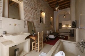 Free toiletries, hair dryer, towels