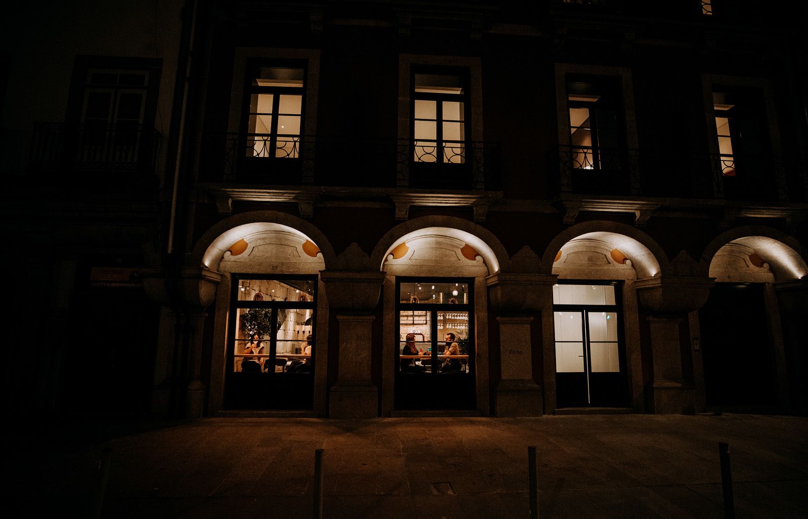 Front of property – evening/night