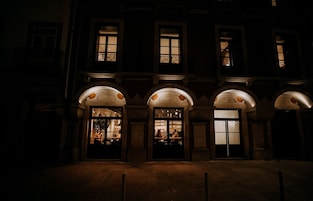 Front of property - evening/night