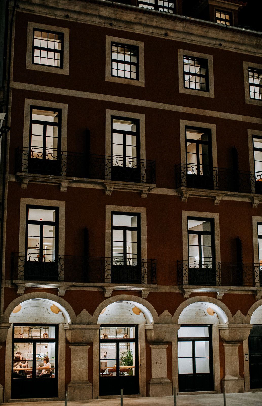 front of property – evening/night