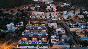 Aerial view - Villa Firuzem by Villalarim.com (Kas)